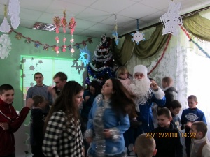 Святий Миколай в Голищанські школі-інтернаті